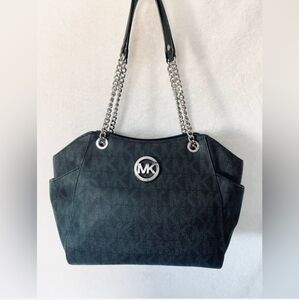 MICHAEL KORS Jet Set Travel Large Chain Shoulder Tote